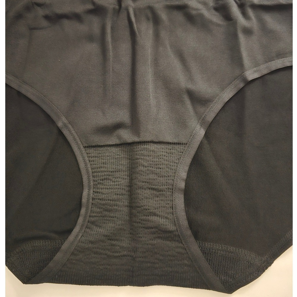 Yummie Womens High Waisted Shaping Brief Black Seamless Shapewear YT5-342 2X/3X - Picture 5 of 7